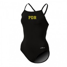 PDR Swimming Dolfin Black V-Back